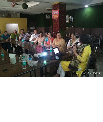 A highly interactive session on prevention of cervical cancer with the fraternity of homeopathic doctors.