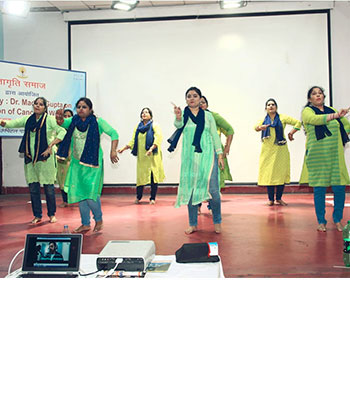 Awareness talk on Cervical and Breast cancer with the ladies club of NTPC Dadri - Jagrirti Samaj.