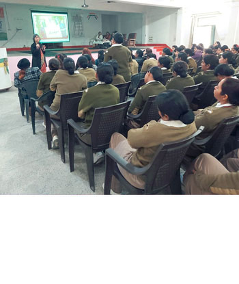 Cx cancer awareness talk at PAC  battlion - Vaishali.