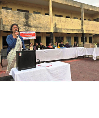 Talk on adolescent & menstrual health as an initiative of pink revolution of Rotary Club.