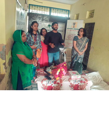 Cervical Cancer & Menstrual Hygiene public awareness session at Bathla Village.