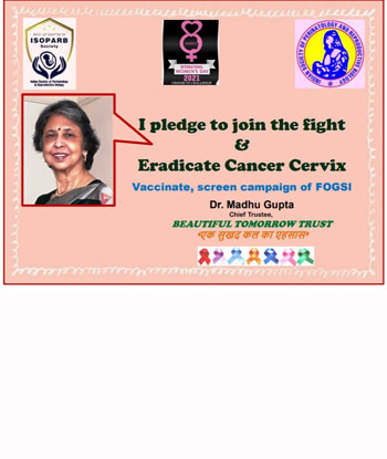 Pledge taken to eliminate cervical cancer on International Women's Day.